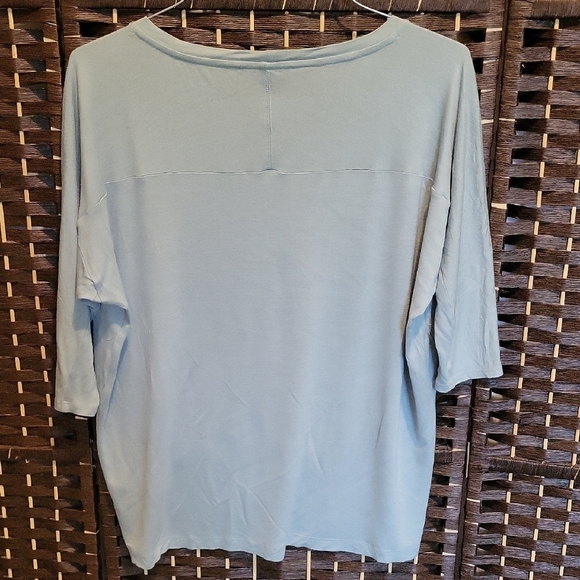 Vince Light Blue Relaxed Blouse - Picture 4 of 4